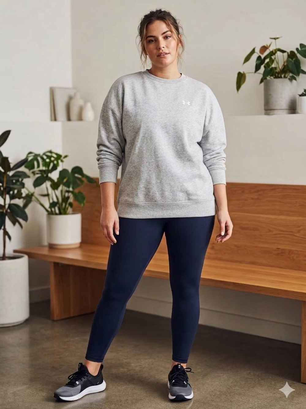 Under Armour Essential Grey Crewneck Sweatshirt - Brand New With Tags